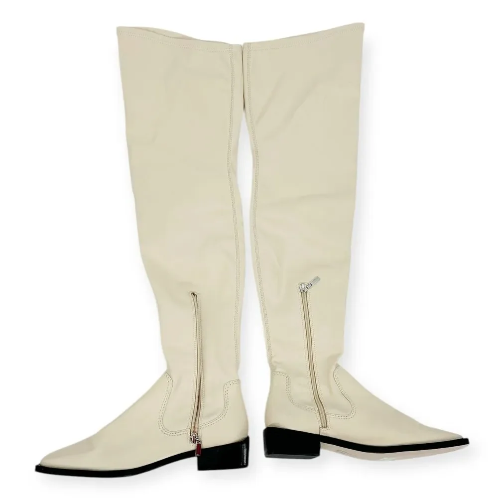 Women's Guily Up Leather Over Knee Boot NEW SIZE 9 Nappa Leather Anthropologie‎